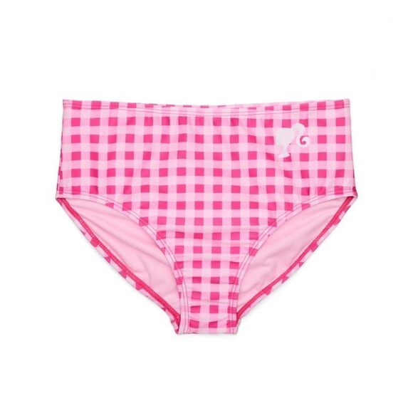 Barbie Girls Bikini Top and Bottoms Swimsuit Set with UPF 50+, 2-Piece, Sizes - Picture 6 of 7